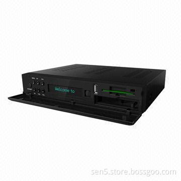 HD DVB-S2 Receiver, Supports CA/CI/2USB/Ethernet/Wi-Fi, Dual USB for Multimedia Player, PVR